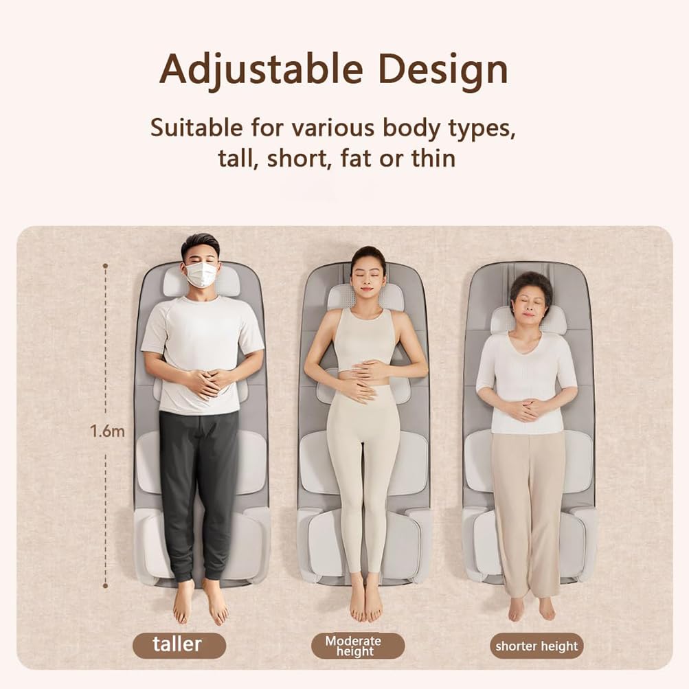 Estera de Masaje Ajustable con Almohadillas y Bolsas de Aire
