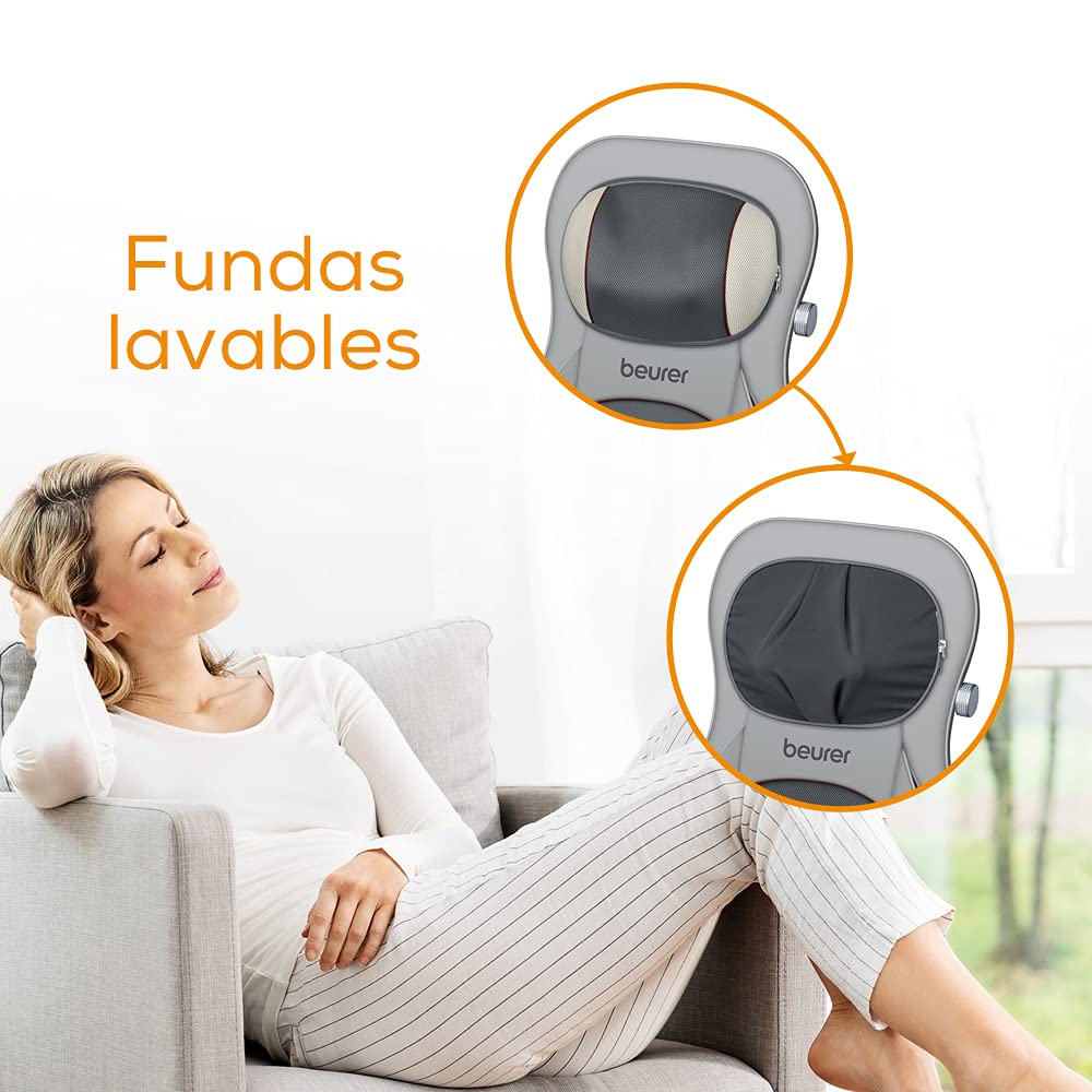 Funda de Asiento de Masaje Beurer MG 320 con Calor y Luz