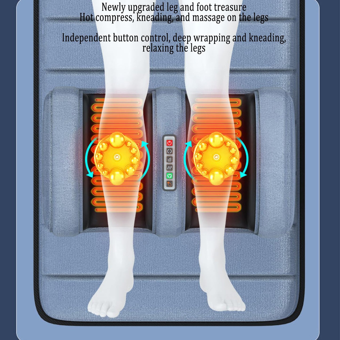 Silla de Masaje Multifuncional para Espalda, Cuello y Piernas