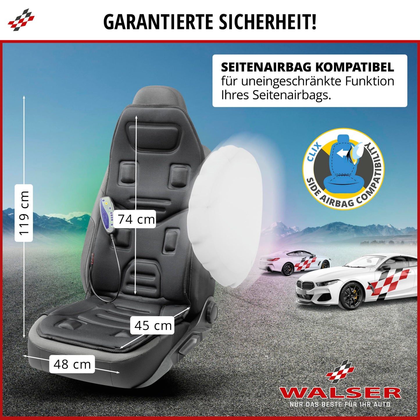Funda de Masaje para Coche Walser Relax Drive