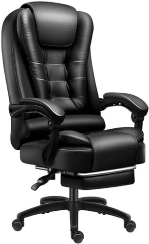 BODHIS Silla de Oficina Moderna con Reposapiés y Masaje