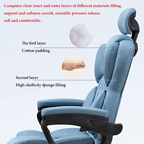 Silla Ejecutiva Ergonómica con Masaje, Calefacción y Almohada Lumbar
