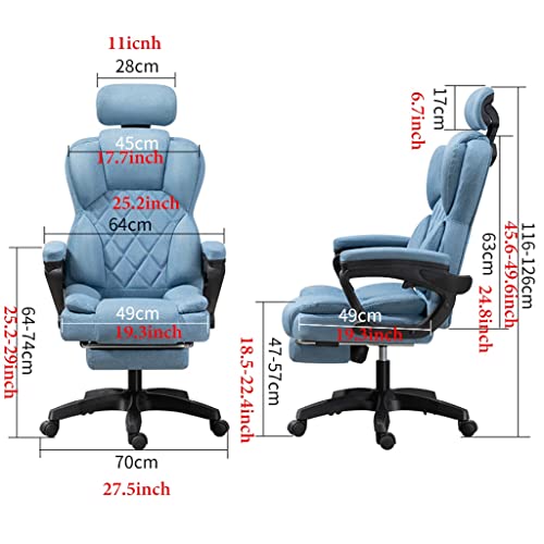 Silla Ejecutiva Ergonómica con Masaje, Calefacción y Almohada Lumbar
