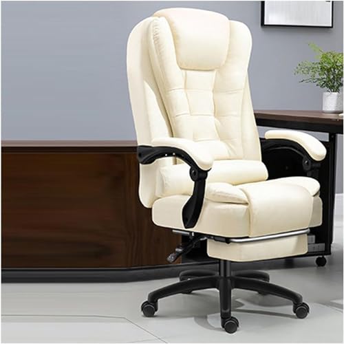 BODHIS Silla de Oficina Moderna con Reposapiés y Masaje