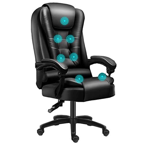 Silla Mecedora Giratoria de Oficina con Masaje 7 Puntos