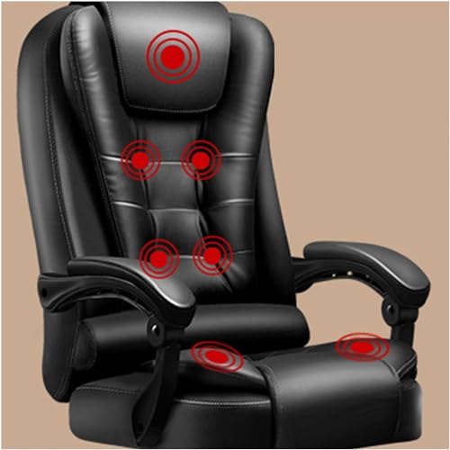 BODHIS Silla de Oficina Moderna con Reposapiés y Masaje