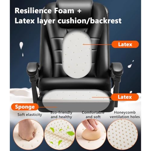 Silla de Oficina Ejecutiva con Masaje 7 Puntos y Ruedas