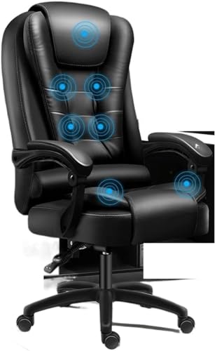 Silla Gerencial Giratoria con Masaje y Almohadilla de Látex