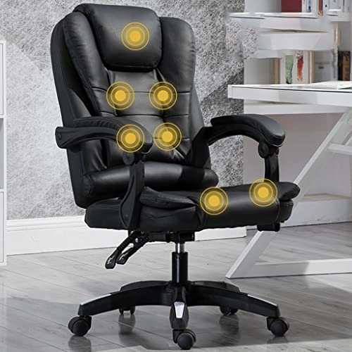 Silla Mecedora Giratoria de Oficina con Masaje 7 Puntos
