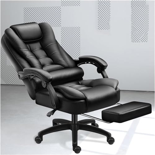 BODHIS Silla de Oficina Moderna con Reposapiés y Masaje