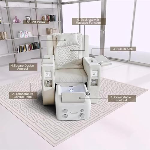 Silla Eléctrica de Spa para Uñas, Pies y Masajes