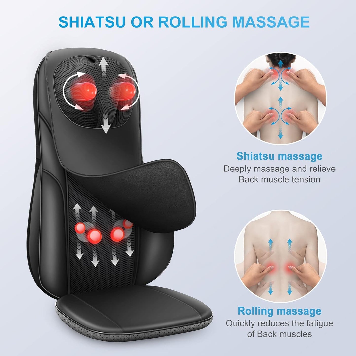 Almohadilla de Masaje COMFIER Shiatsu de Tejido Profundo