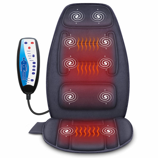 Snailax Almohadilla de Masaje para Silla con 10 Motores